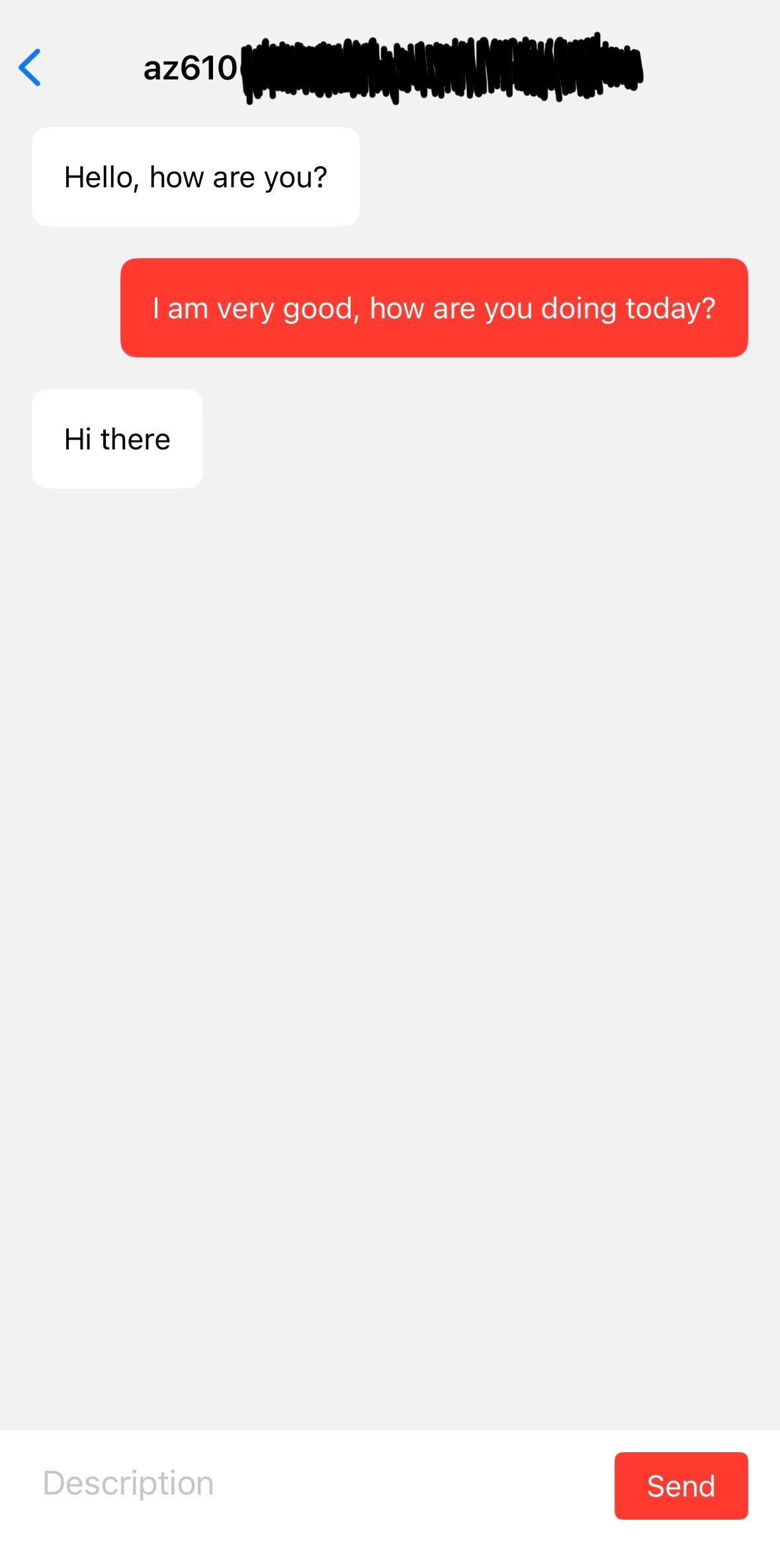 Messenger app demonstration